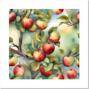 Apple Tree Day - January 6 - Watercolor & Pen Posters and Art